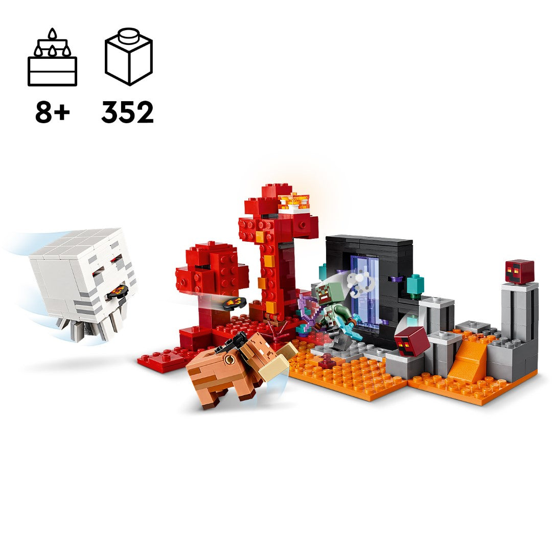 LEGO Minecraft Netheri portaali varitsus 21255L