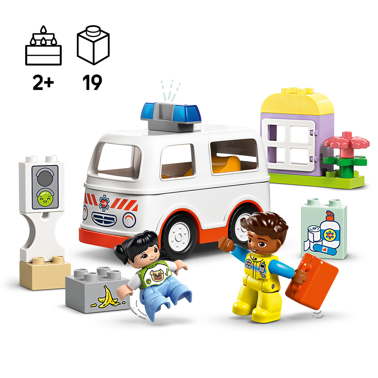 LEGO DUPLO Kiirabiauto ja juht 10447L