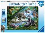 Ravensburger pusle 100 tk Džungli perekond  129706V