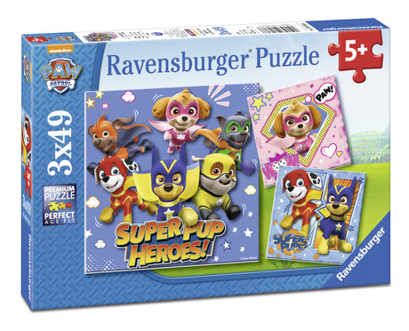 Ravensburger pusle 3x49 tk Käpapatrull Kangelased
 080366V