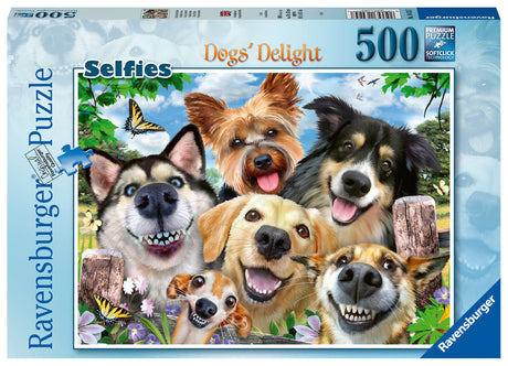 Ravensburger pusle  500 tk Rõõmsad selfie koerad 164257V