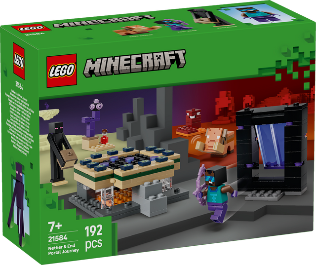 LEGO Minecraft Netheri ja lõpuportaali teekond 21584L