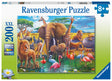 Ravensburger pusle 200 tk Aafrika loomad 132928V