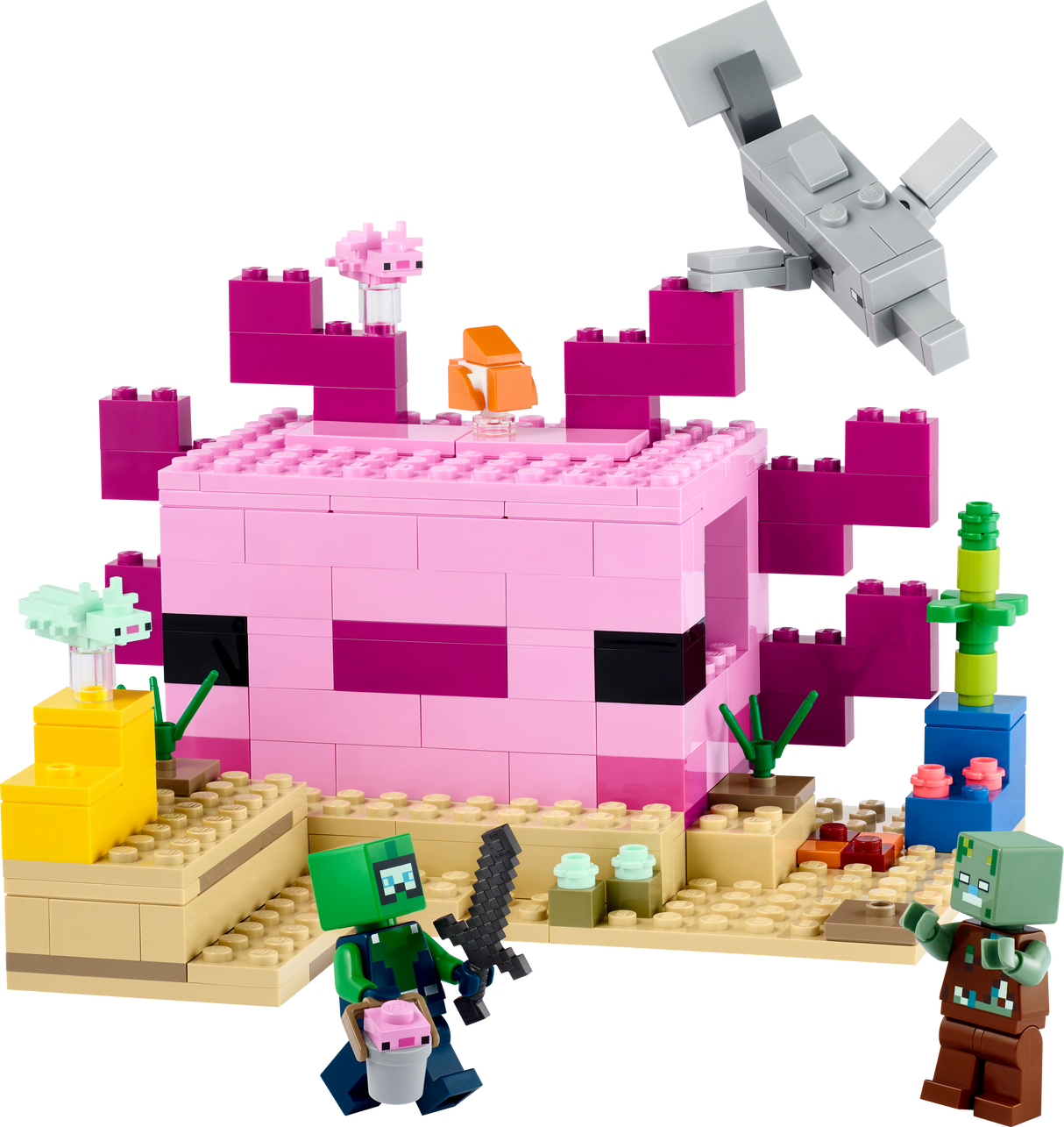 LEGO Minecraft Aksolotli maja 21247L