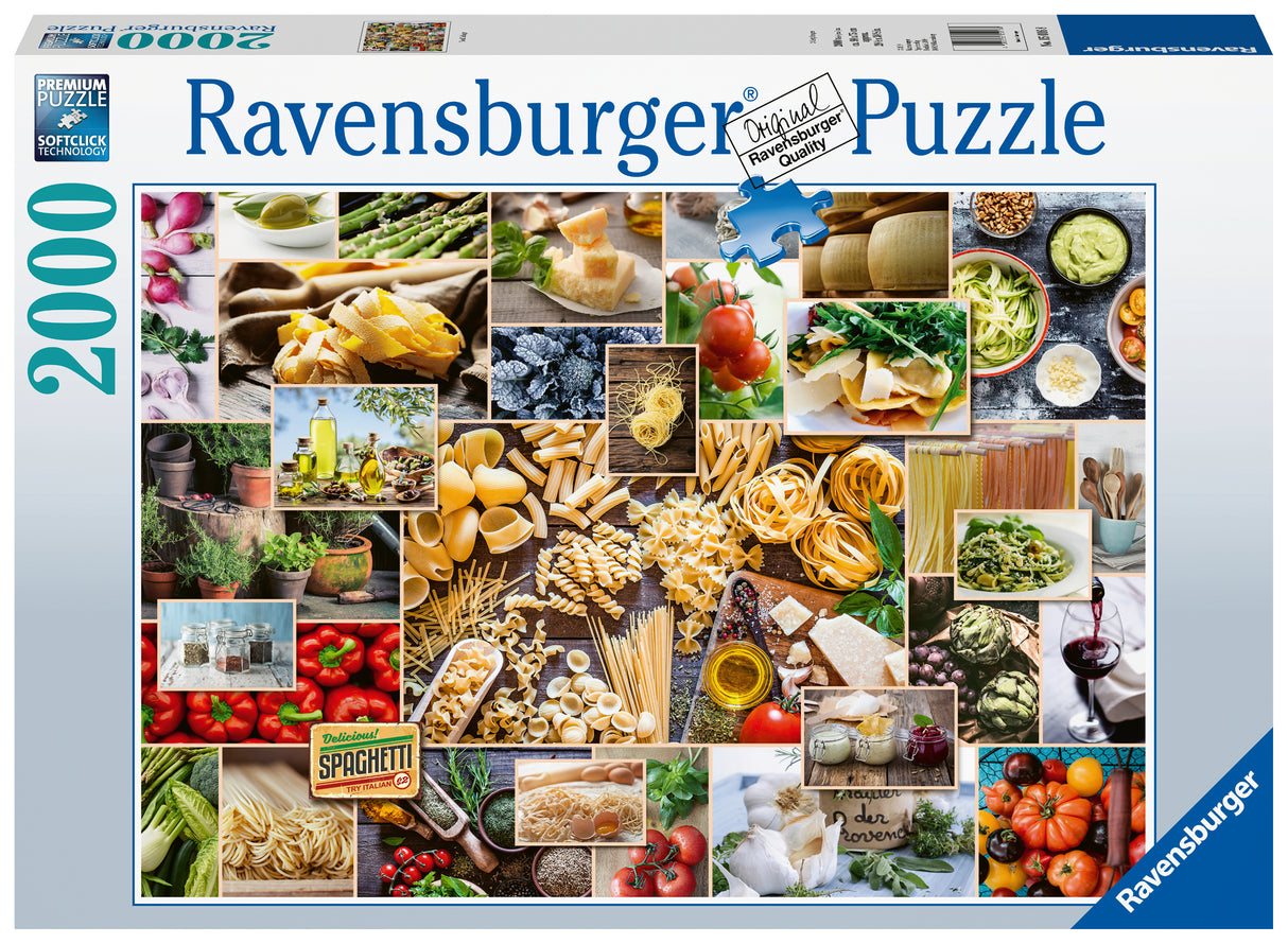 Ravensburger pusle 2000 tk Toidu kollaaž 150168V