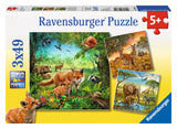 Ravensburger pusle 3x49 tk Maailmaloomad 093304V