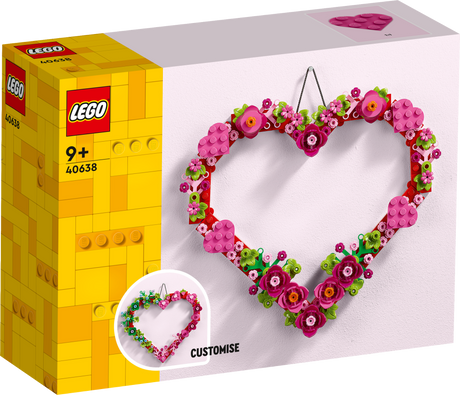 LEGO Icons Südamekujuline ornament 40638L