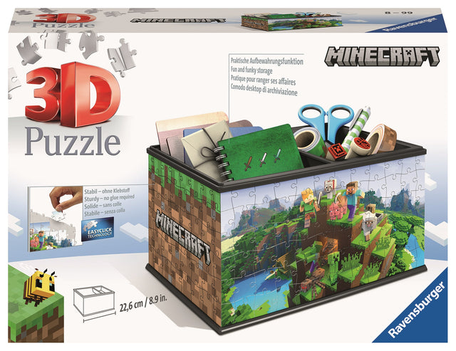 Ravensburger 3D pusle hoiukarp Minecraft 112869V