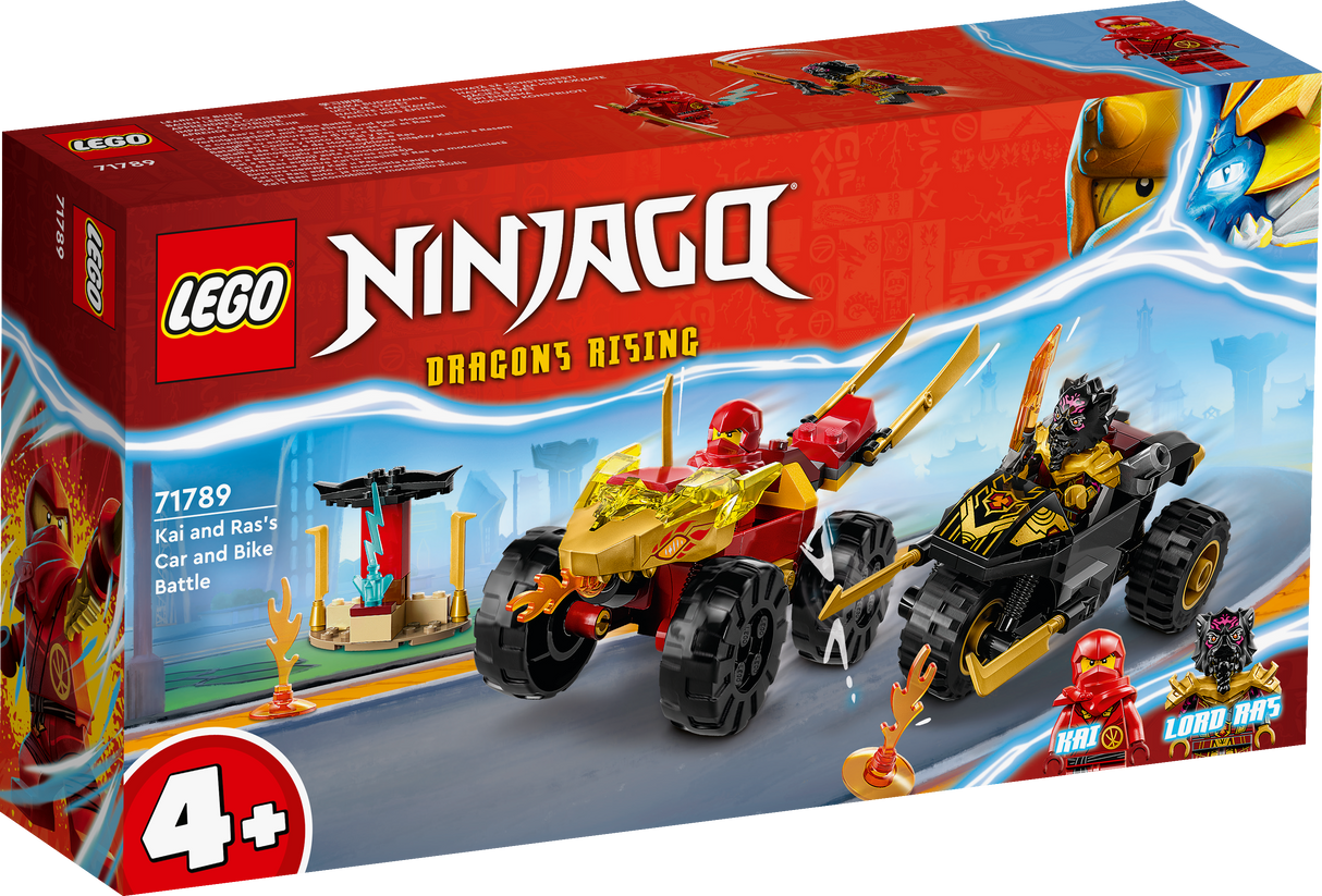 LEGO Ninjago Kai ja Rasi auto- ja mootorrattalahing 71789L