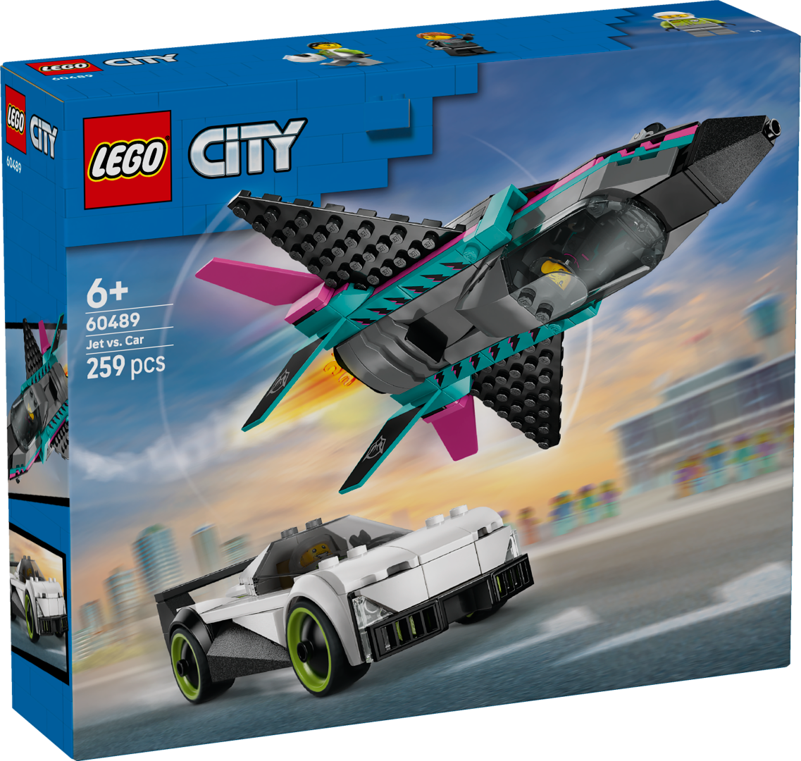 LEGO City Lennuk vs. auto 60489L