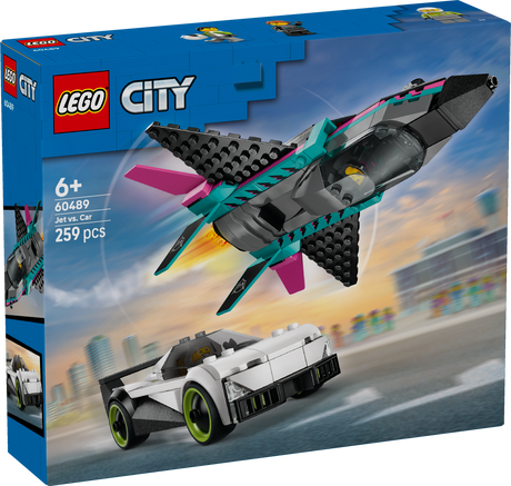 LEGO City Lennuk vs. auto 60489L