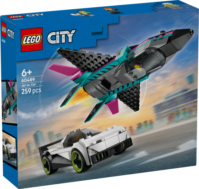 LEGO City Lennuk vs. auto 60489L