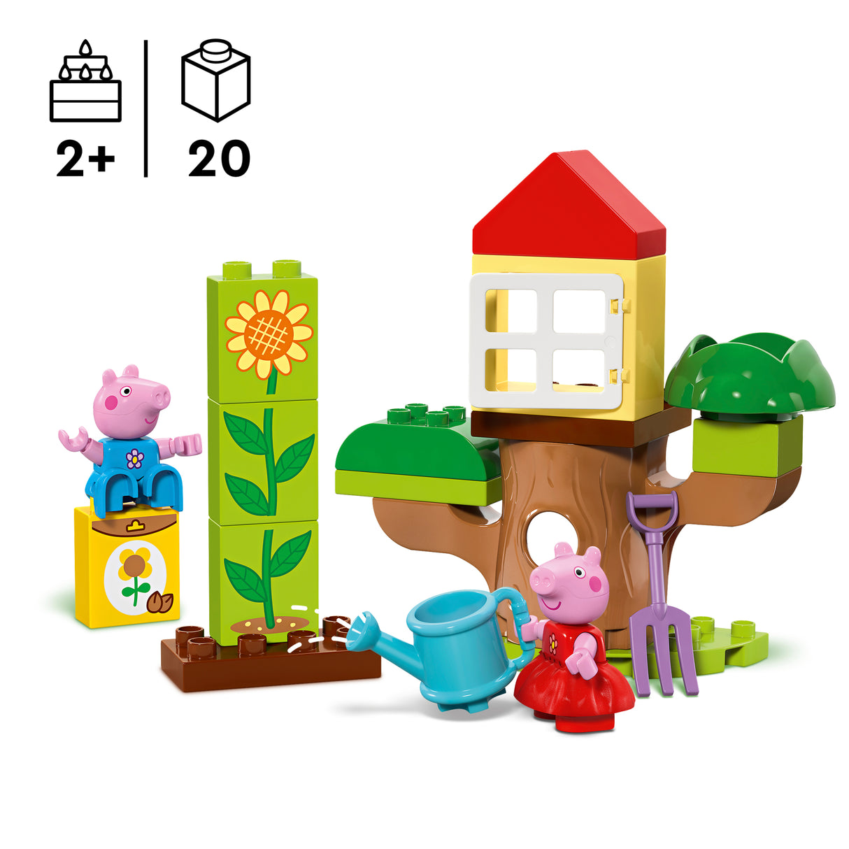 LEGO DUPLO Põrsas Peppa Aed ja puumaja 10431L