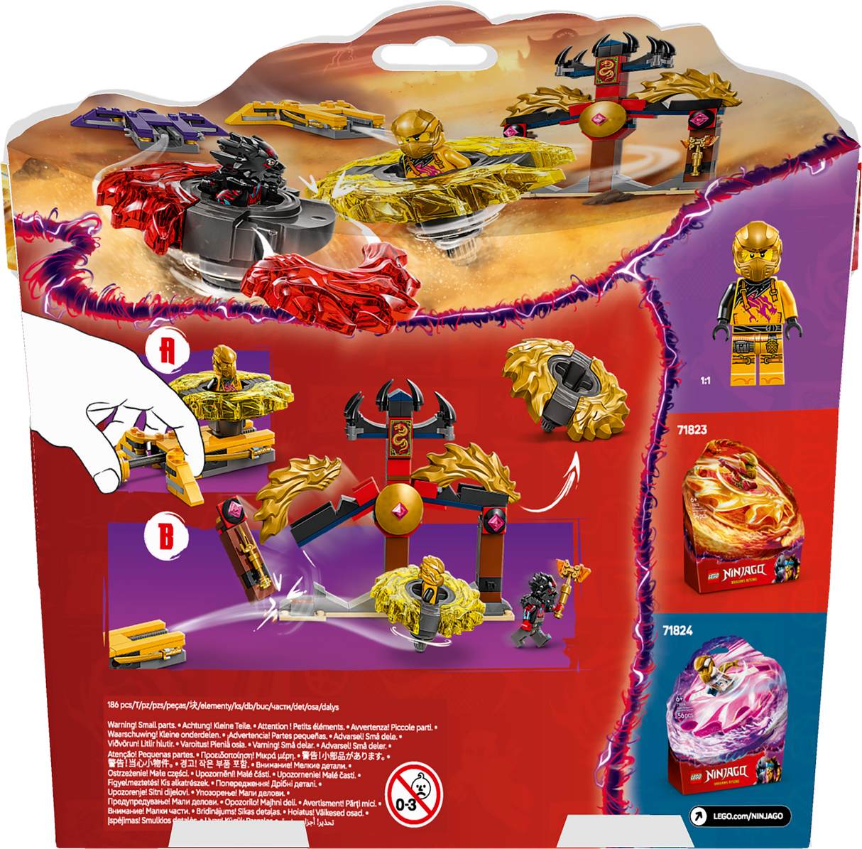 LEGO Ninjago Draakoni spinjitzu lahingukomplekt 71826L