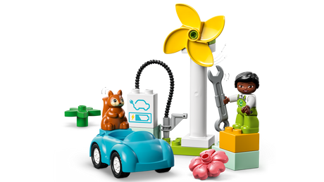 LEGO DUPLO Tuuleturbiin ja elektriauto 10985L