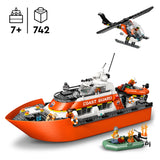 LEGO City Rannavalve päästepaat ja helikopter 60504L