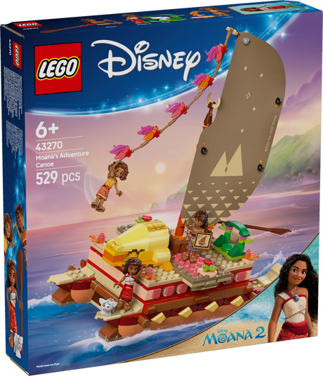 LEGO Disney Princess Vaiana seikluskanuu 43270L