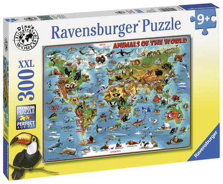 Ravensburger pusle 300 tk Maailmaloomad 132577V