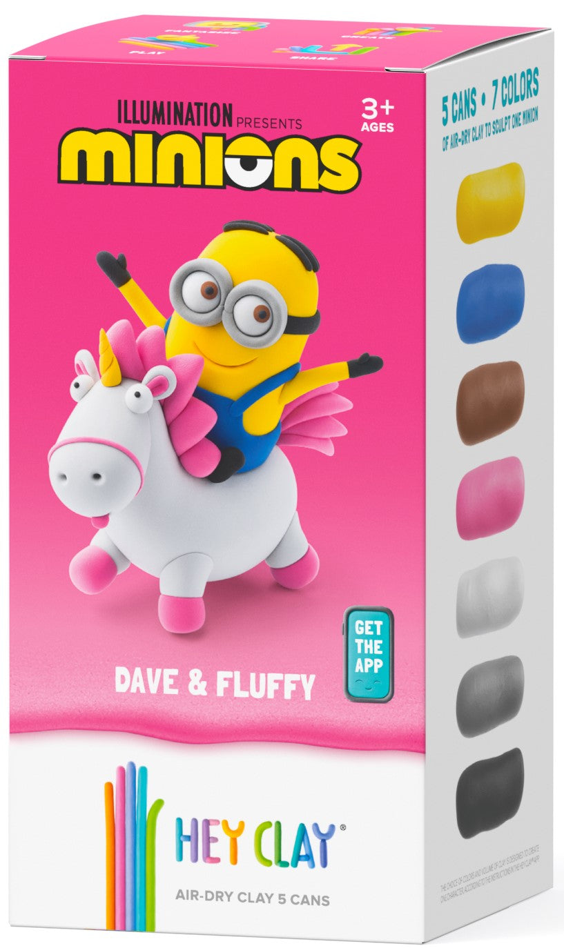 HEY CLAY voolimismass Minion Dave & Fluffy  50181E