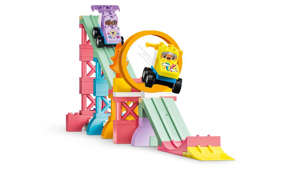 LEGO DUPLO linn Kolm ühes loomingulised rambid sõidukitega 10478L