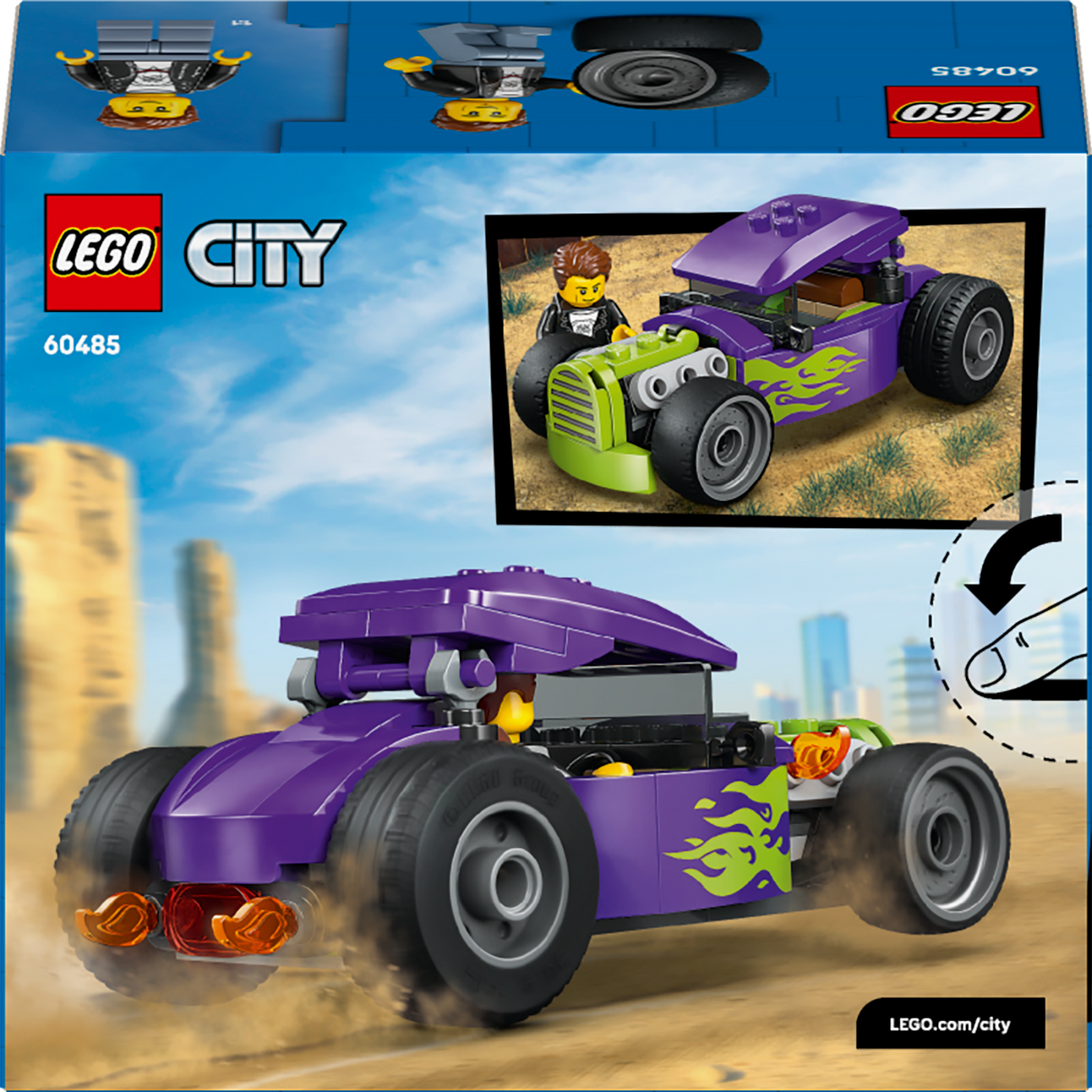 LEGO City Hot-rod-auto 60485L