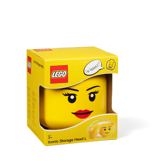 LEGO suur peakujuline hoiukarp tüdruk 40321725C