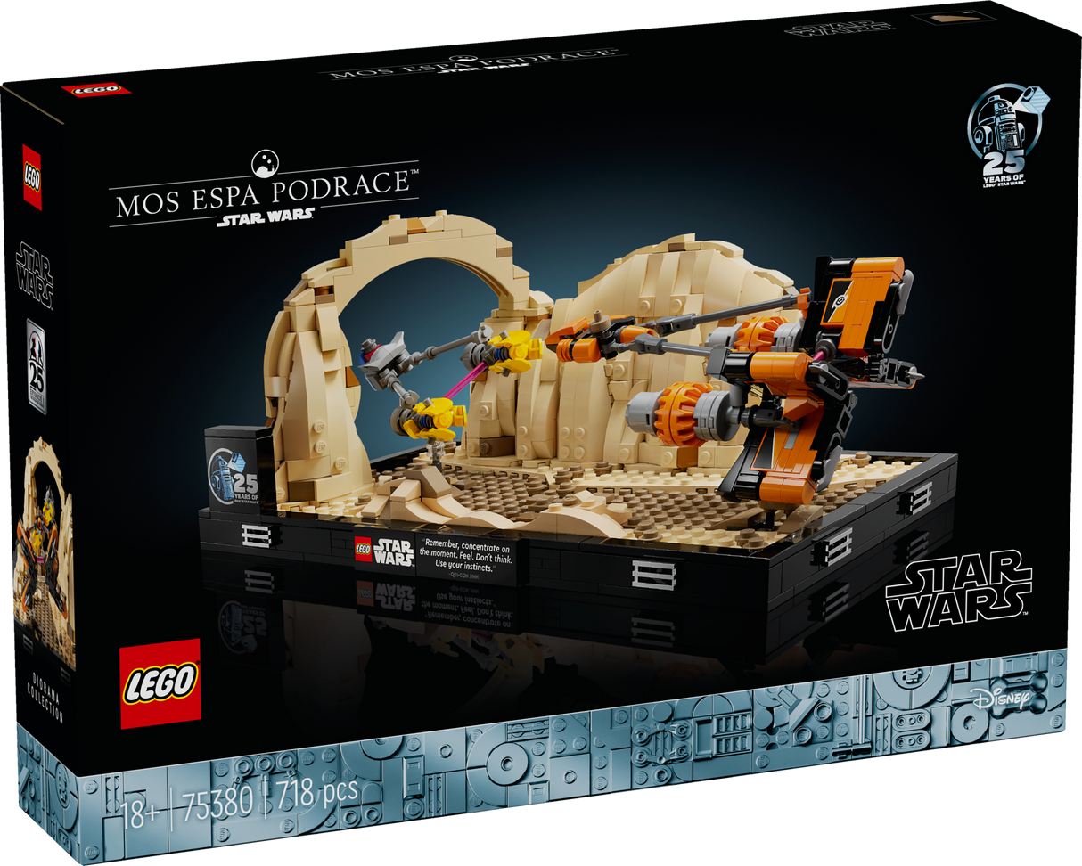 LEGO Star Wars Mos Espa Podrace dioraam 75380L