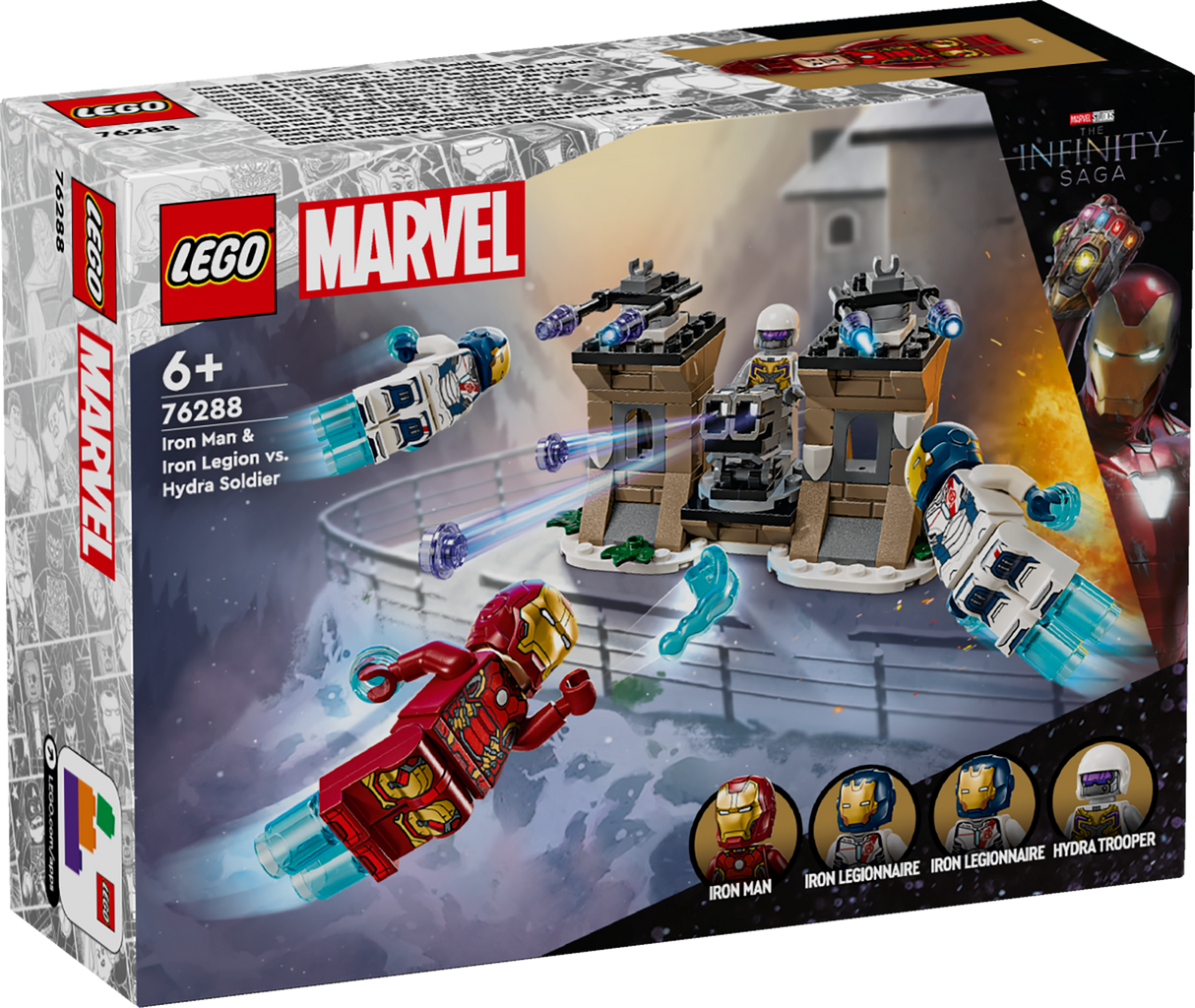 LEGO Super Heroes Iron Man ja Iron Legion vs. Hydra sõdur 76288L