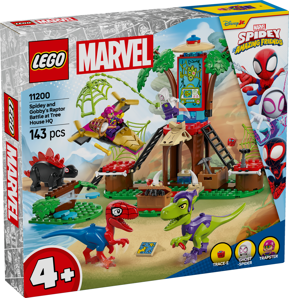 LEGO Spidey ja Gobby raptori lahing puumaja peakorteris 11200L