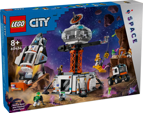 LEGO City Kosmosebaas ja raketi stardiplatvorm 60434L