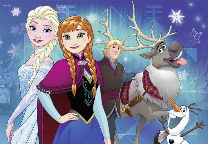 Ravensburger pusle 2x24 tk Lumekuninganna / Frozen - Anna ja Elsa sõbrad
 090747V