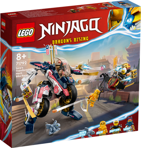 LEGO Ninjago Sora muudetav robot-võidusõidumasin 71792L