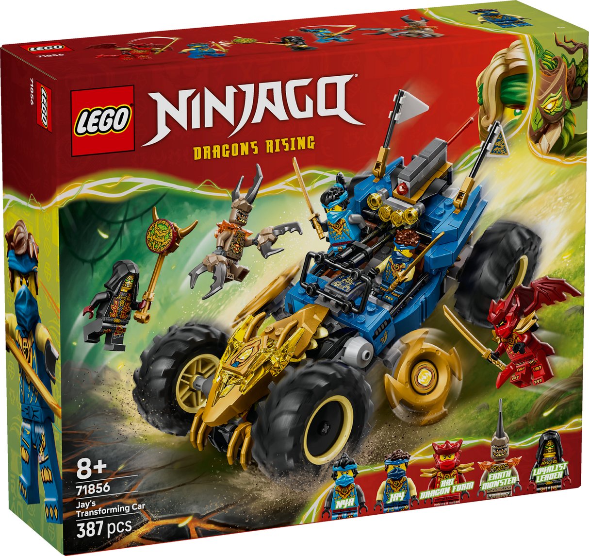 LEGO Ninjago Jay muutuv auto 71856L