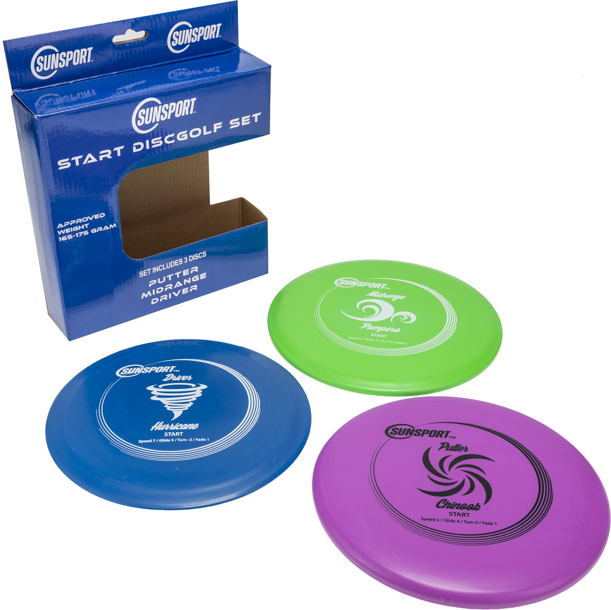 Sunsport discgolfi stardikomplekt, 3 tk 413-911
