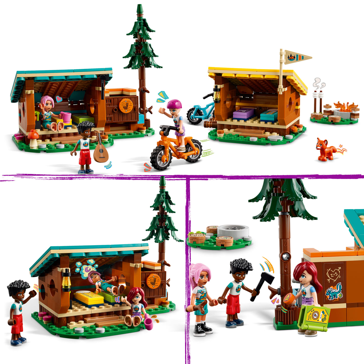 LEGO Friends Seikluslaagri mugavad majakesed 42624L