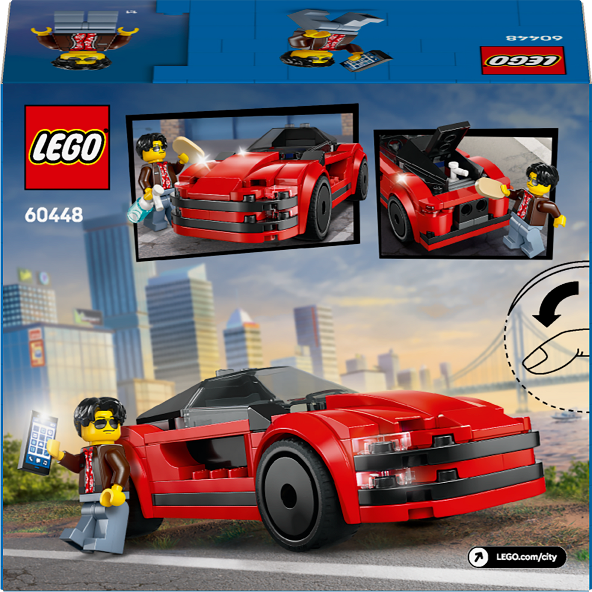 LEGO City Punane sportauto 60448L