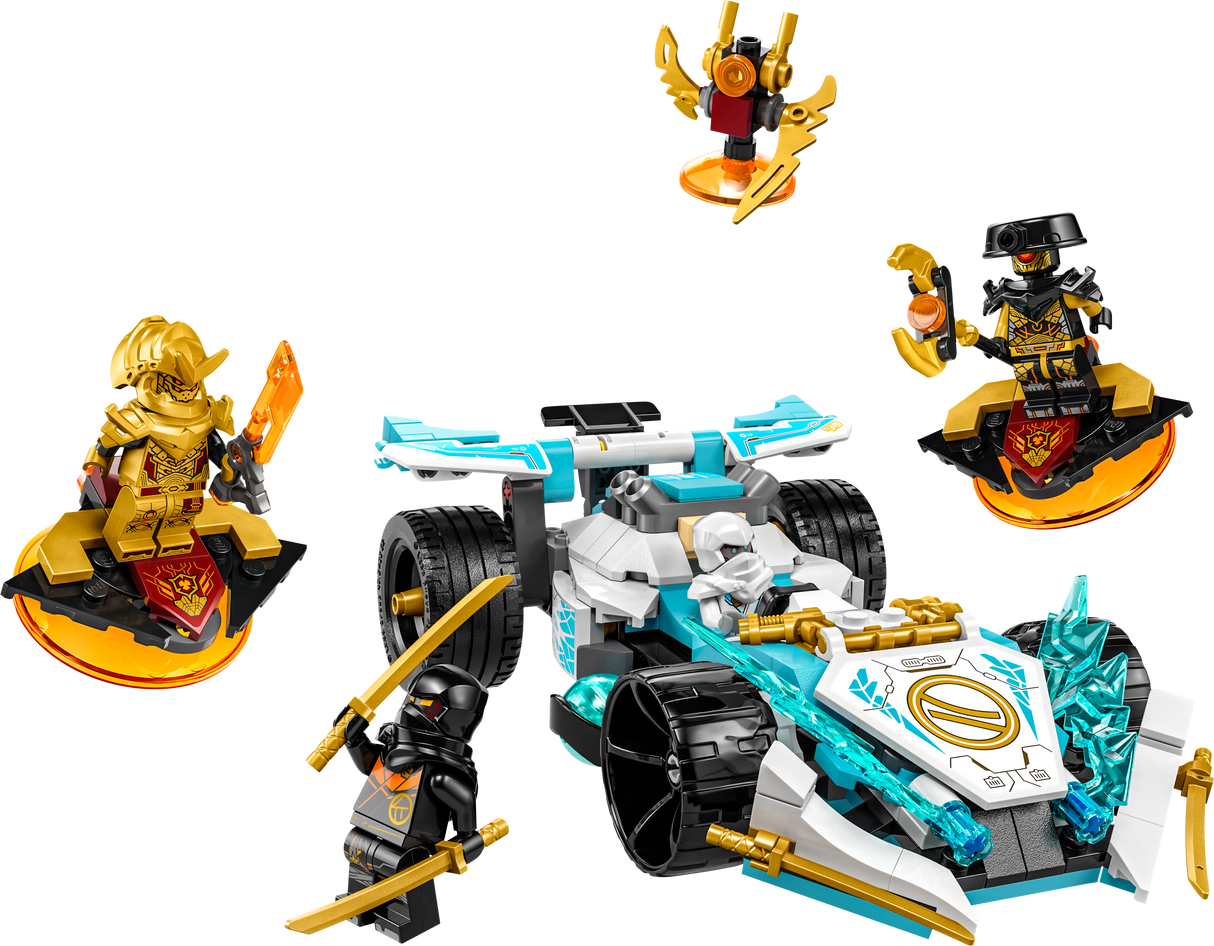 LEGO Ninjago Zane‘i jõudraakoni Spinjitzu võidusõiduauto 71791L