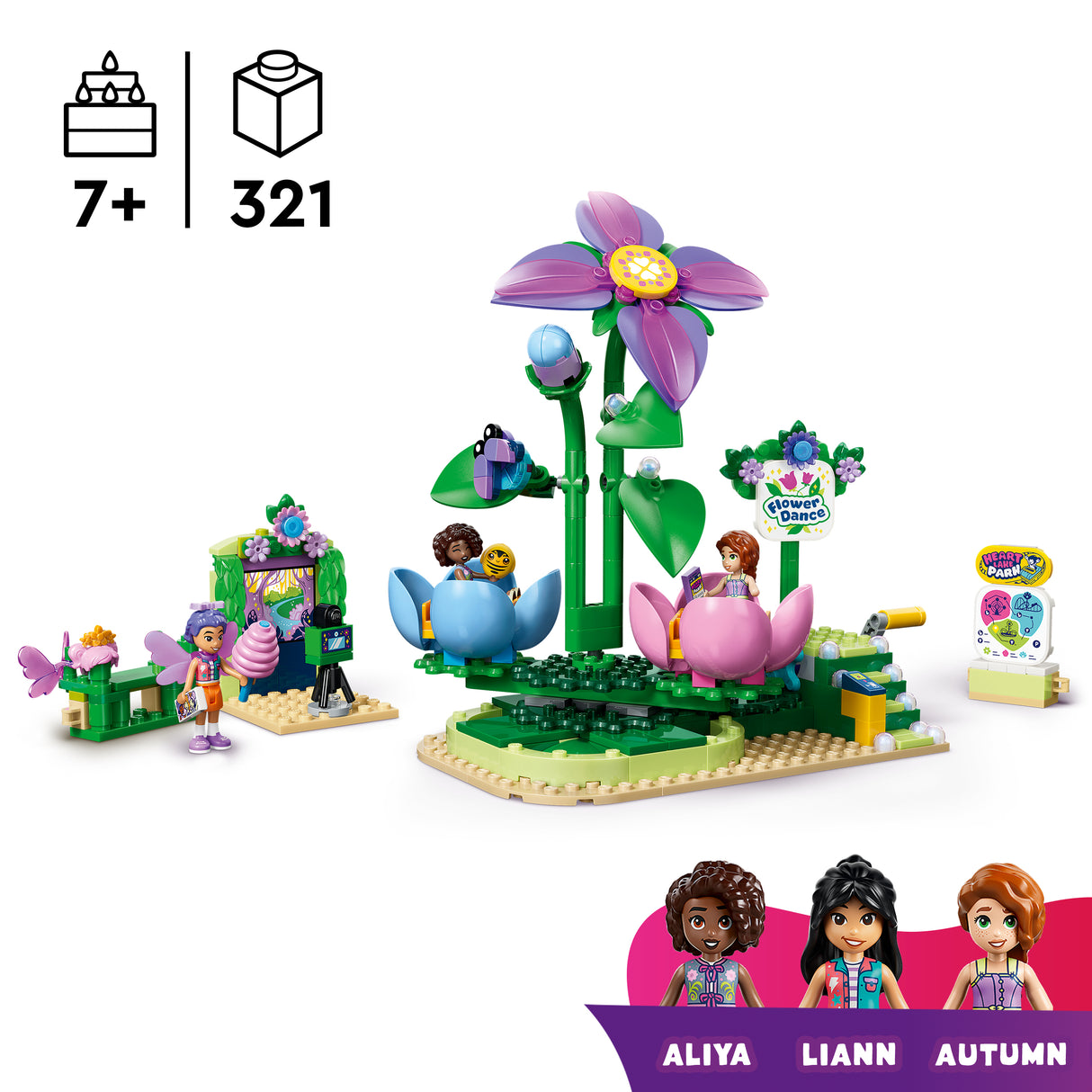 LEGO Friends Pöörlev lille ja haldja tassikarussell 42702L