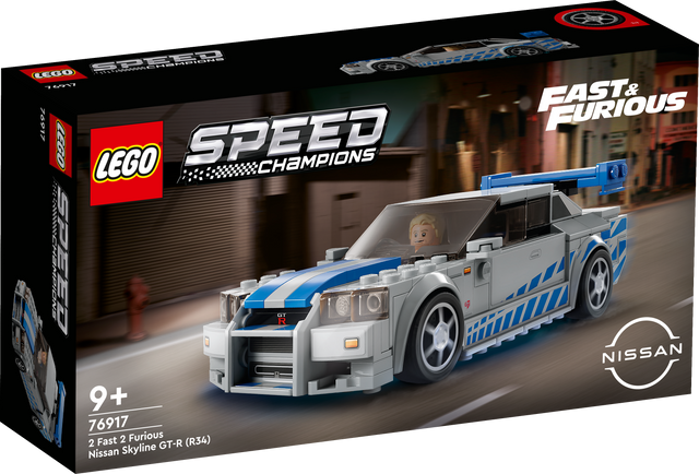 LEGO Speed Champions 2 Fast 2 Furious Nissan Skyline GT-R (R34) 76917L