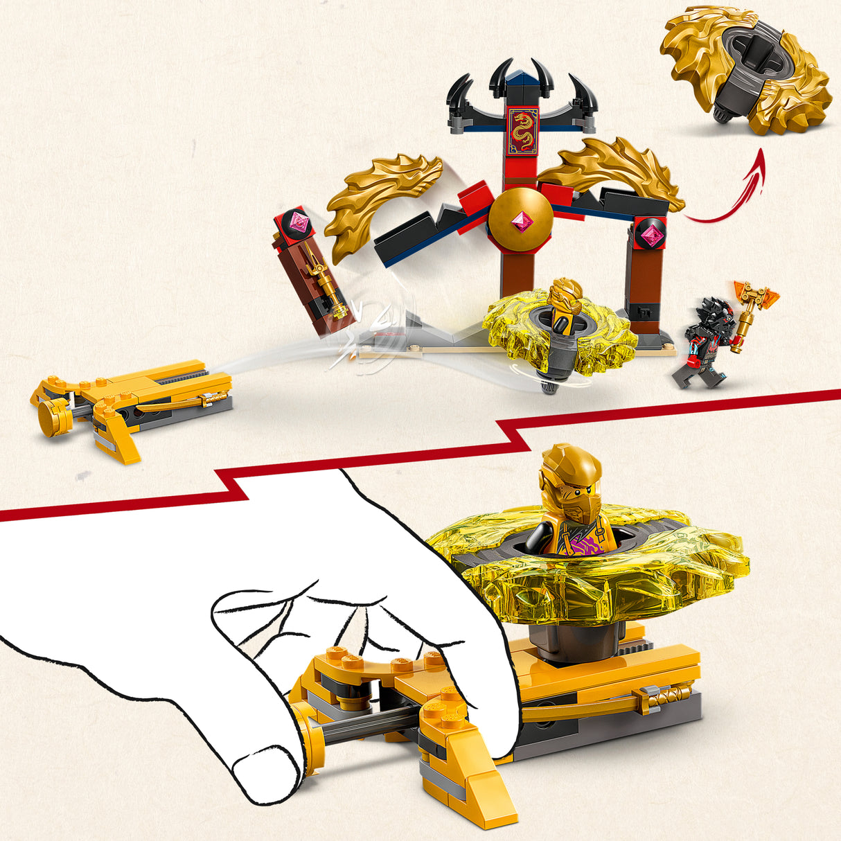 LEGO Ninjago Draakoni spinjitzu lahingukomplekt 71826L