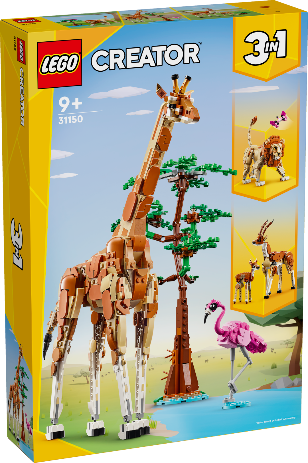 LEGO Creator Metsikud safariloomad 31150L