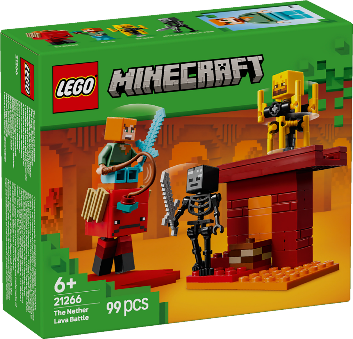 LEGO Minecraft Netheri laavalahing 21266L