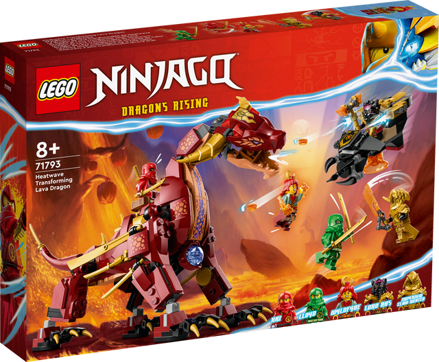 LEGO Ninjago Heatwave‘i muudetav laavadraakon 71793L