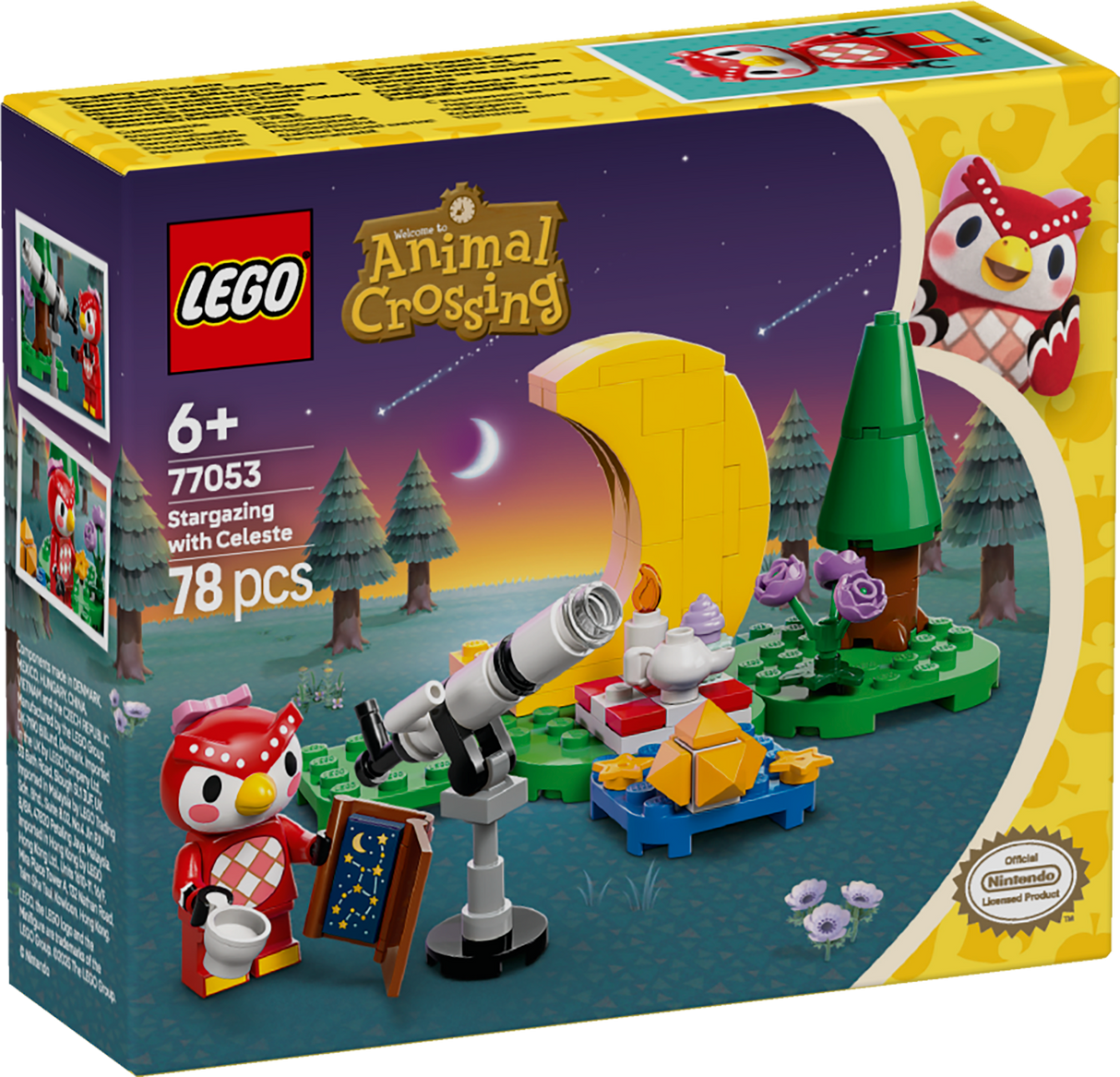 LEGO Animal Crossing Celeste tähevaatlus 77053L