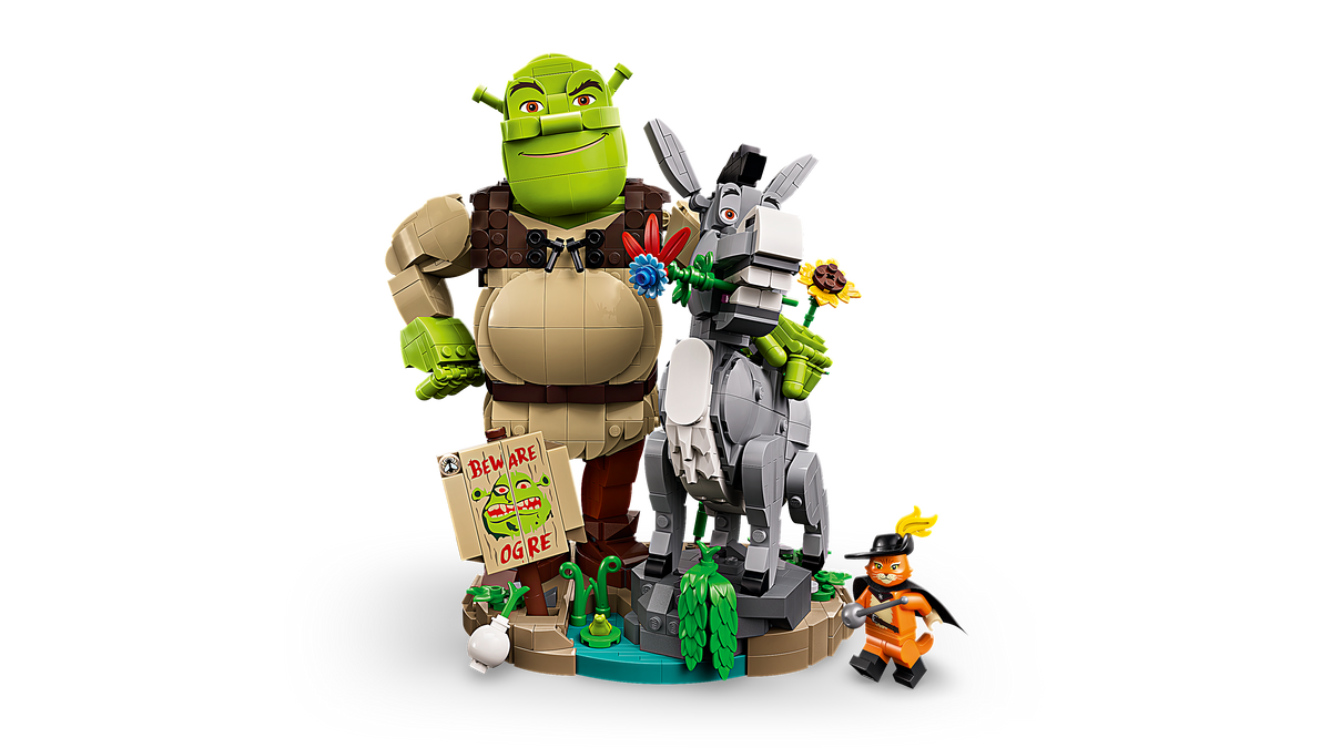 LEGO Shrek: Shrek, Eesel ja Saabastega Kass 72423L