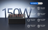USB laadimisjaam 150W 30 porti USB-C ja USB-A B0FLCH1WYC