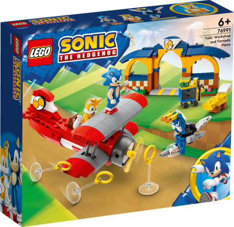 LEGO Sonic the Hedgehog Tailsi töökoda ja Tornaado lennuk 76991L