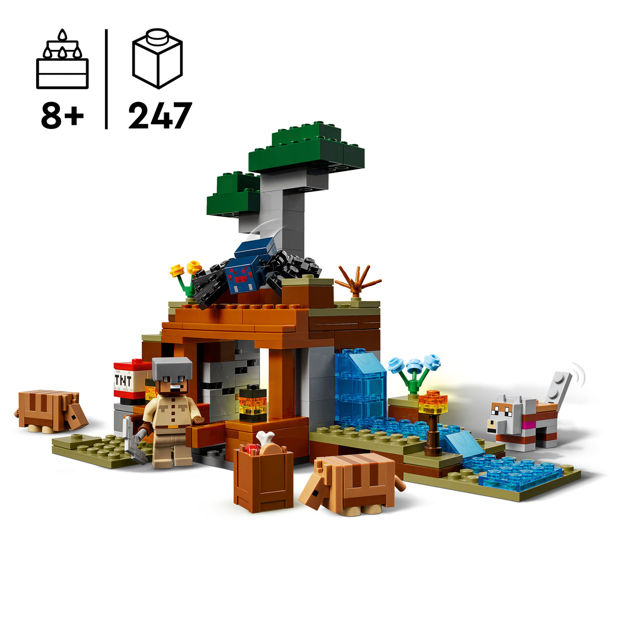 LEGO Minecraft Armadillo kaevanduse ekspeditsioon 21269L