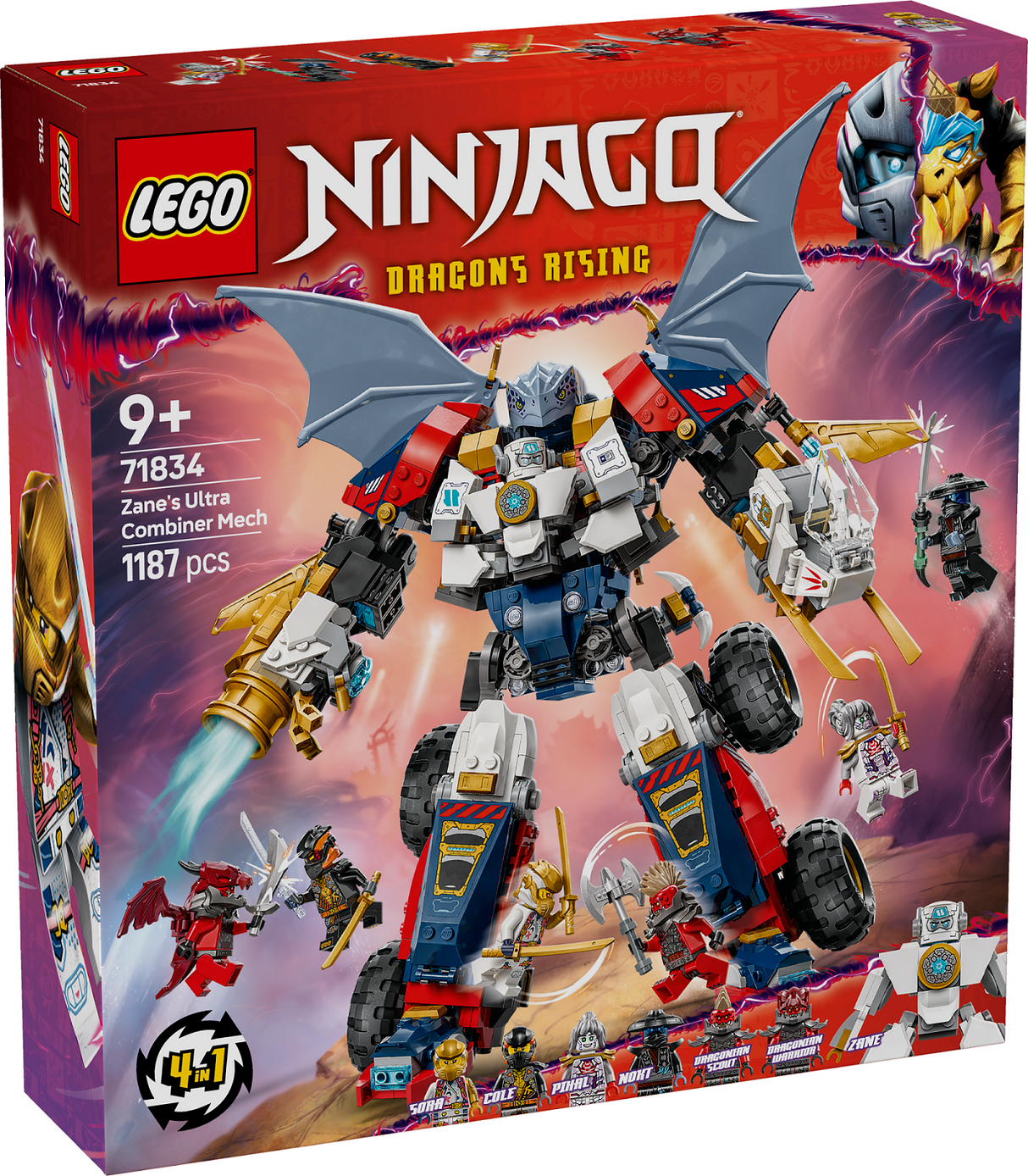 LEGO Ninjago Zane’i Ultra robotikomplekt 71834L