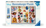 Ravensburger pusle 100 tk Tuntud Disney tegelased 12004118V